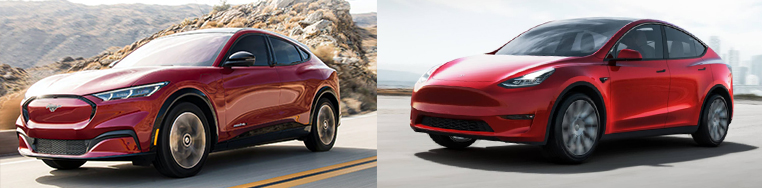 Mustang Mach-E vs. Tesla Y