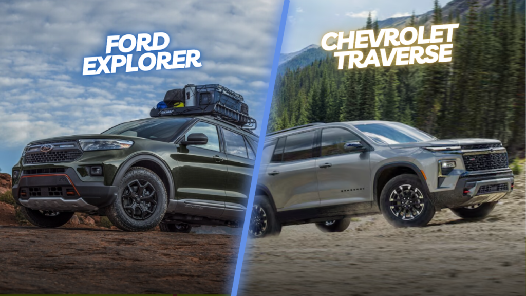 2024 Ford Explorer vs Chevy Traverse