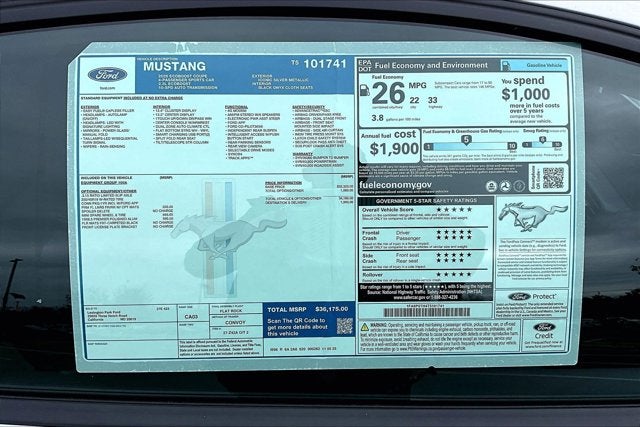 2026 Ford Mustang EcoBoost® Fastback