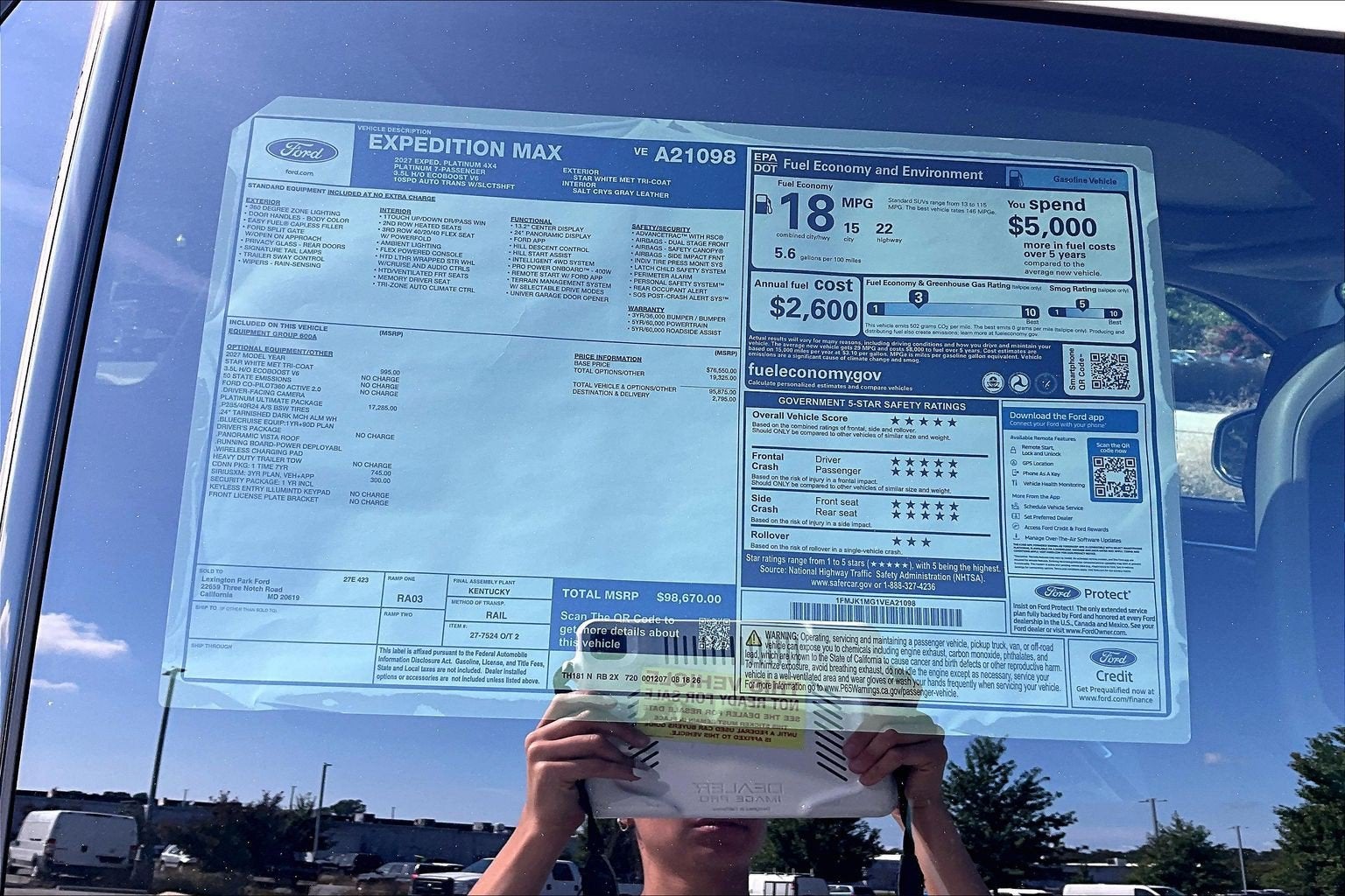 2027 Ford Expedition Max Platinum