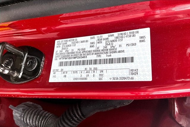 2021 Ford F-150 LARIAT