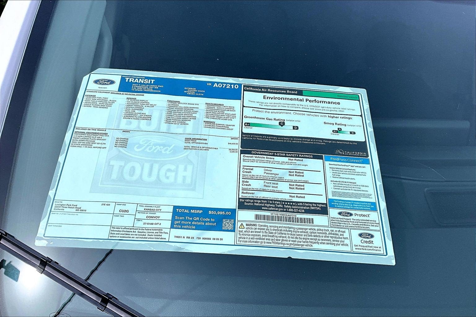 2027 Ford Transit Cargo Van 150