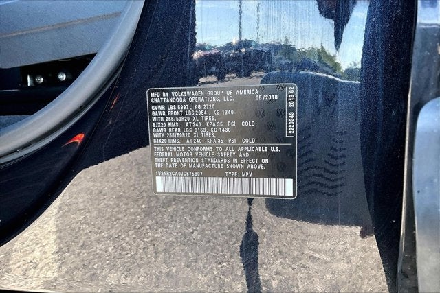 2018 Volkswagen Atlas 3.6L V6 SEL Premium