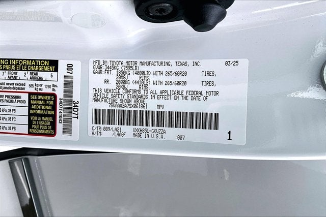 2025 Toyota Sequoia SR5