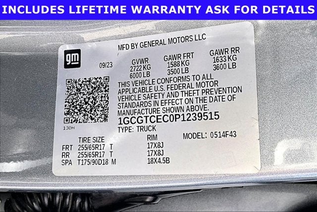2023 Chevrolet Colorado 4WD Crew Cab Short Box LT