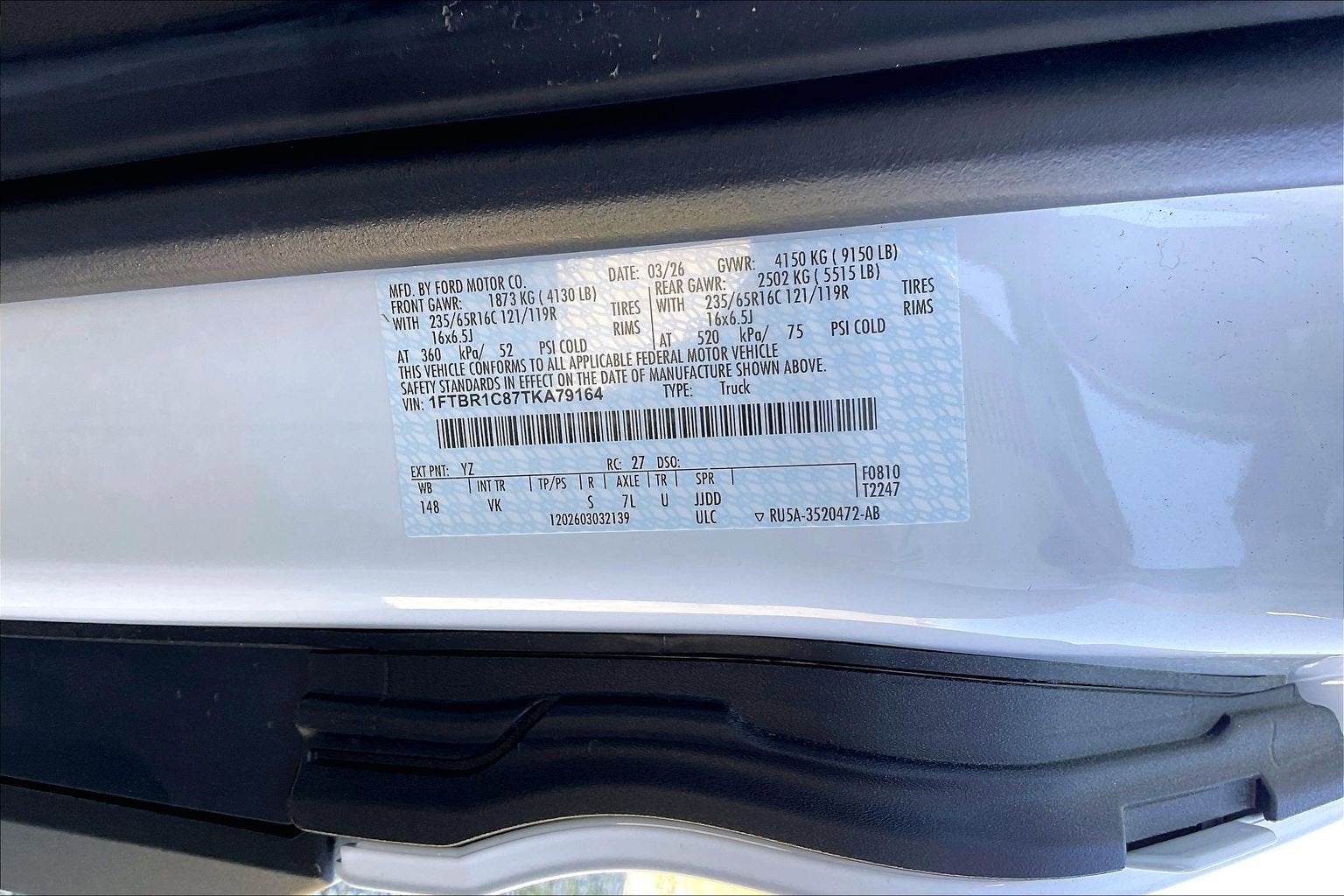 2026 Ford Transit Cargo Van 250
