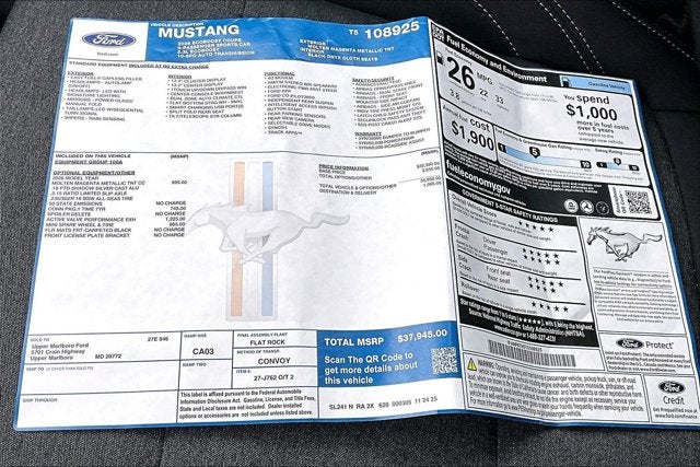 2026 Ford Mustang EcoBoost