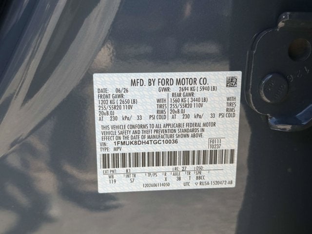 2026 Ford Explorer Active w/200A Pkg