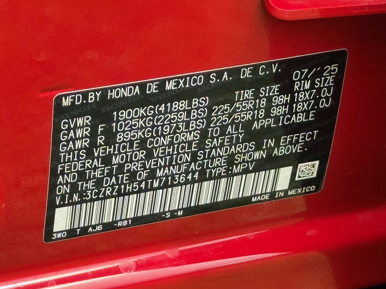 2026 Honda HR-V Sport