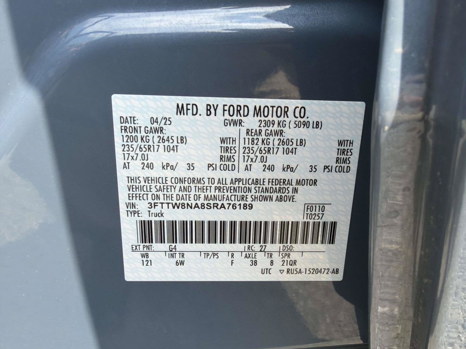 2025 Ford Maverick Tremor