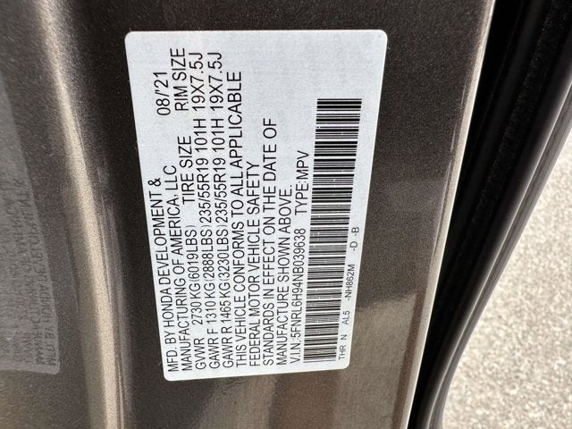 2022 Honda Odyssey Elite