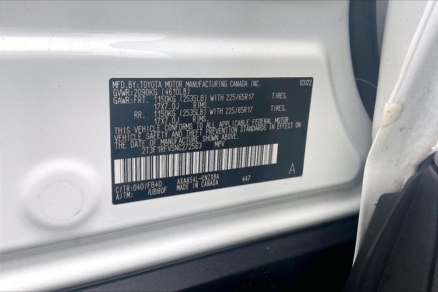 2022 Toyota RAV4 LE
