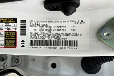 2019 Toyota Tacoma 4WD Base