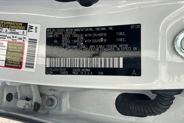 2020 Toyota HIGHLANDER XLE