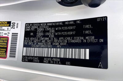 2021 Toyota Sienna XLE