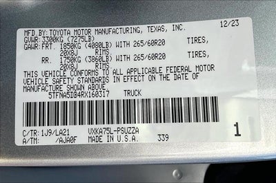 2024 Toyota Tundra Platinum