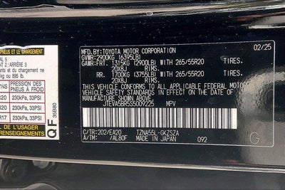 2025 Toyota 4RUNNER TRD Sport Premium
