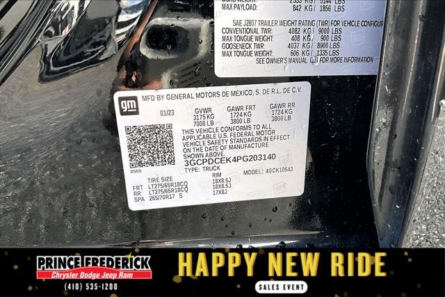 2023 Chevrolet Silverado 1500 Custom Trail Boss