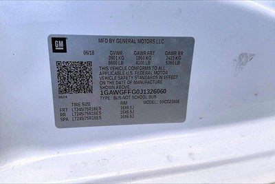 2018 Chevrolet Express Passenger LT