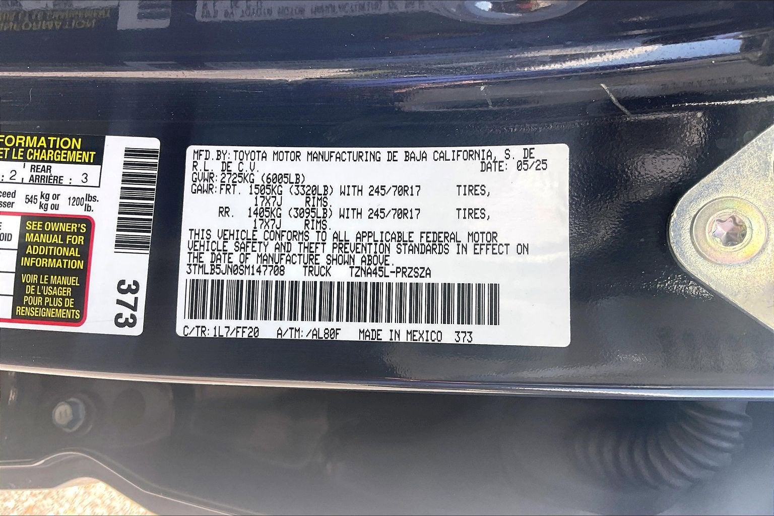 2025 Toyota Tacoma 4WD SR5