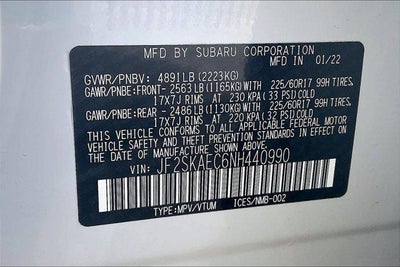 2022 Subaru Forester Premium