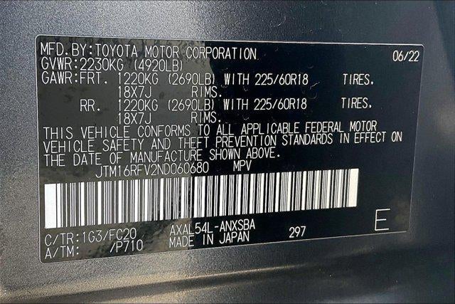 2022 Toyota RAV4 Hybrid SE