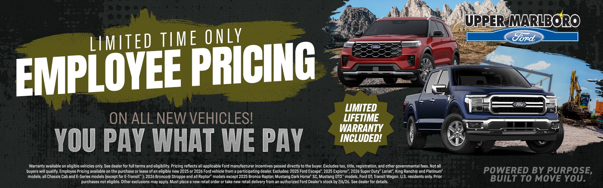 June Employee Pricing