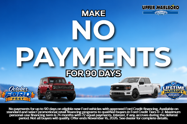 Make No Payments for 90 Days