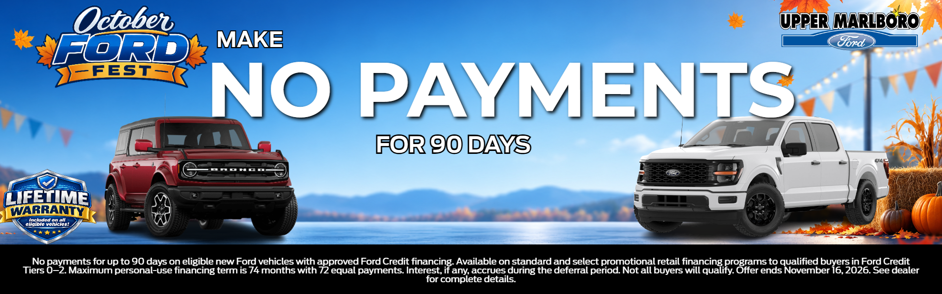 Make No Payments for 90 Days
